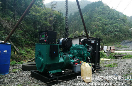 桂林某公司120KW潍柴发电机组一台