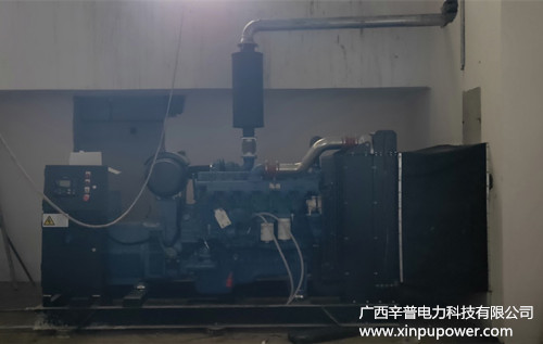 2019年2月23日南宁某电气公司250KW辛普柴油发电机组一台